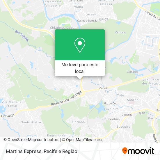 Martins Express mapa