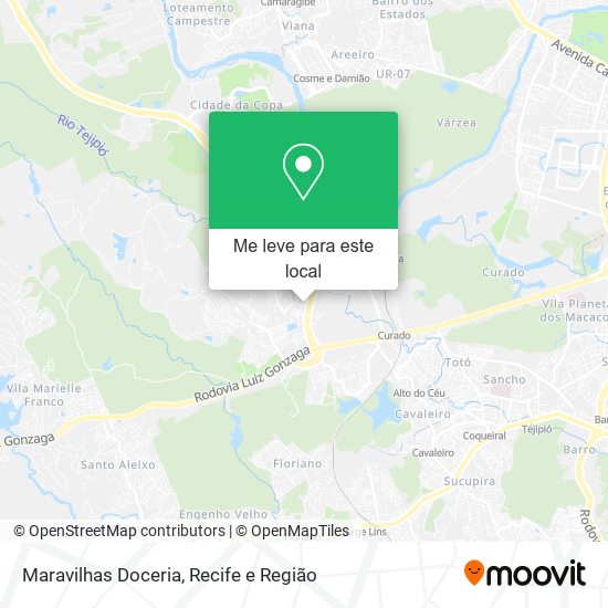 Maravilhas Doceria mapa
