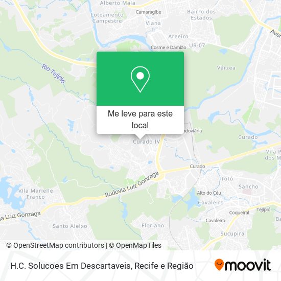 H.C. Solucoes Em Descartaveis mapa