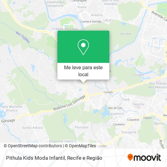 Pithula Kids Moda Infantil mapa