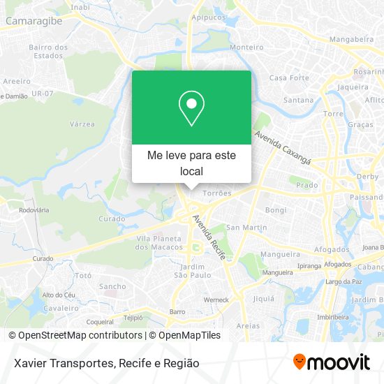 Xavier Transportes mapa