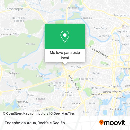 Engenho da Agua mapa
