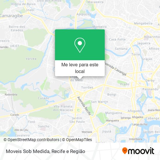 Moveis Sob Medida mapa