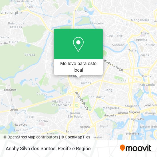 Anahy Silva dos Santos mapa