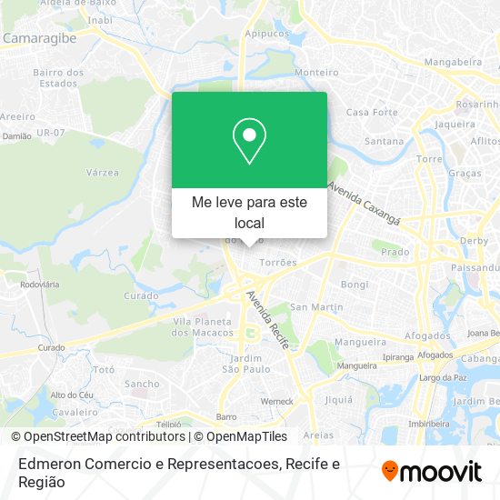 Edmeron Comercio e Representacoes mapa