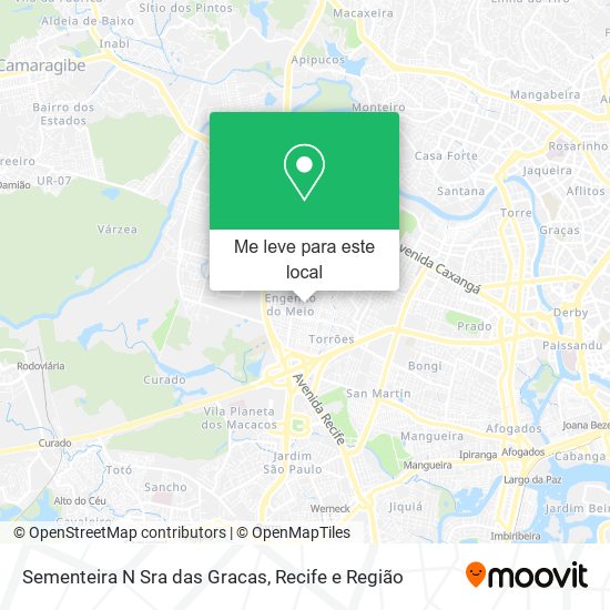 Sementeira N Sra das Gracas mapa