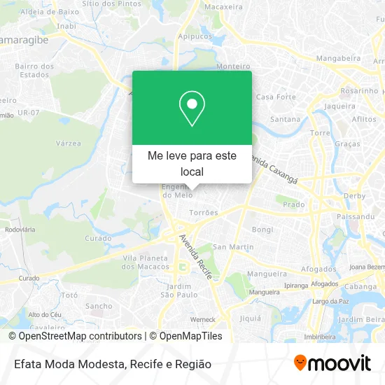 Efata Moda Modesta mapa
