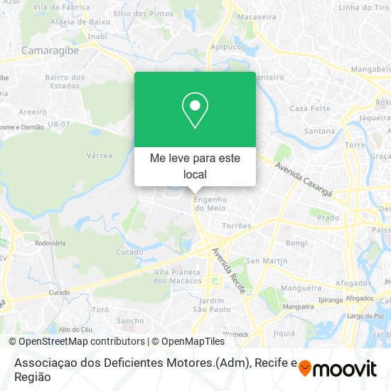 Associaçao dos Deficientes Motores.(Adm) mapa