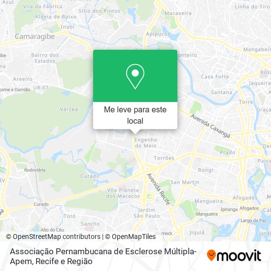 Associação Pernambucana de Esclerose Múltipla-Apem mapa