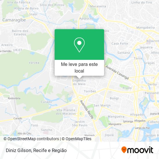 Diniz Gilson mapa