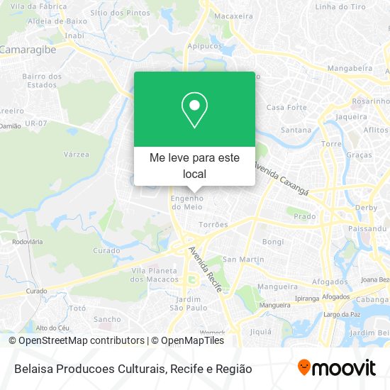 Belaisa Producoes Culturais mapa