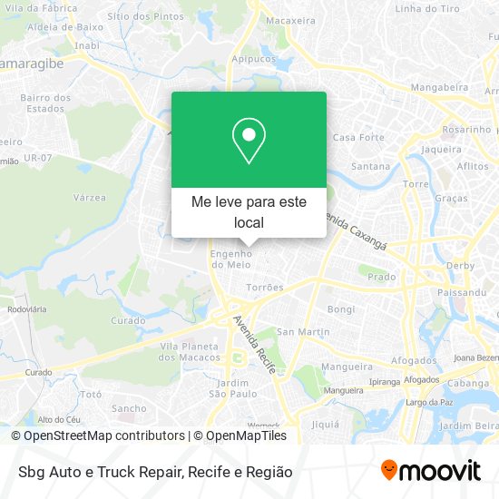 Sbg Auto e Truck Repair mapa