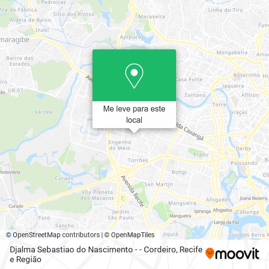 Djalma Sebastiao do Nascimento - - Cordeiro mapa