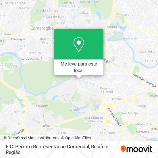 E.C. Peixoto Representacao Comercial mapa