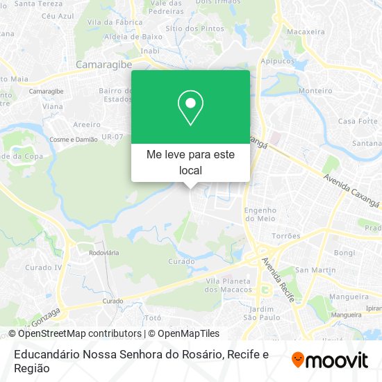 Educandário Nossa Senhora do Rosário mapa