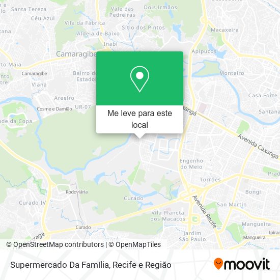 Supermercado Da Família mapa