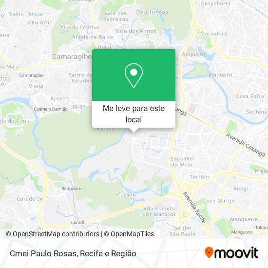 Cmei Paulo Rosas mapa