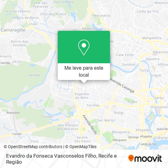 Evandro da Fonseca Vasconselos Filho mapa