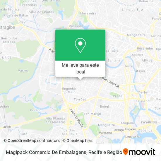Magipack Comercio De Embalagens mapa