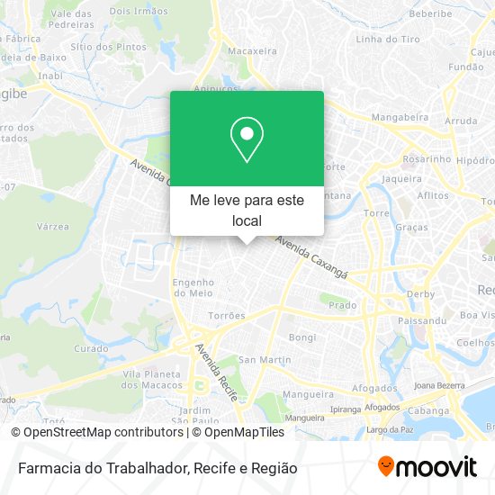 Farmacia do Trabalhador mapa