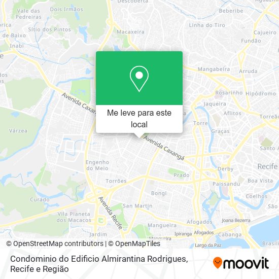 Condominio do Edificio Almirantina Rodrigues mapa