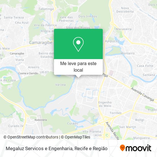 Megaluz Servicos e Engenharia mapa