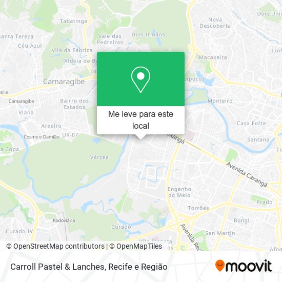 Carroll Pastel & Lanches mapa