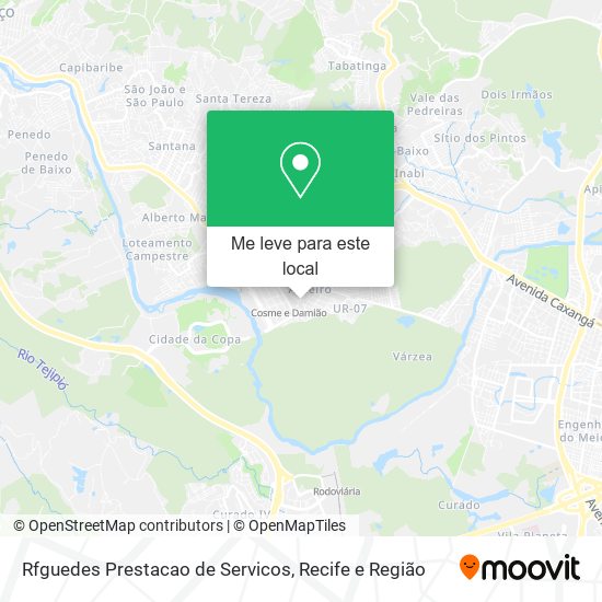 Rfguedes Prestacao de Servicos mapa