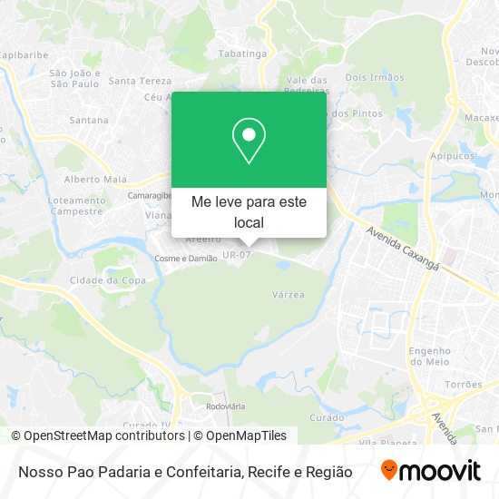 Nosso Pao Padaria e Confeitaria mapa