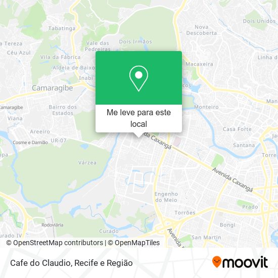 Cafe do Claudio mapa