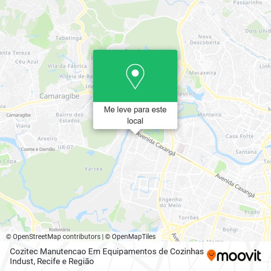 Cozitec Manutencao Em Equipamentos de Cozinhas Indust mapa