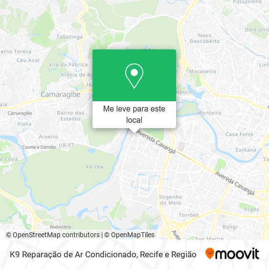K9 Reparação de Ar Condicionado mapa