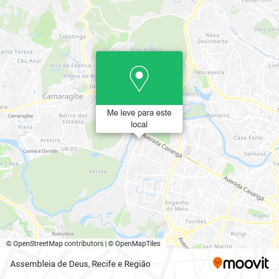 Assembleia de Deus mapa