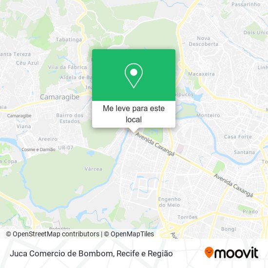 Juca Comercio de Bombom mapa