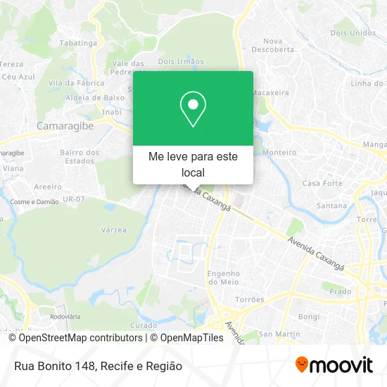Rua Bonito 148 mapa