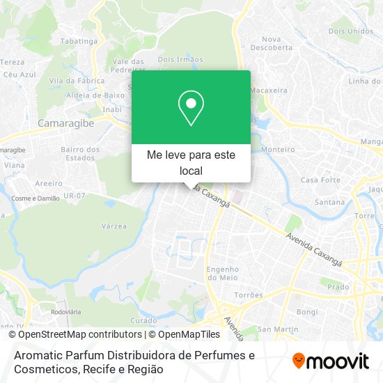 Aromatic Parfum Distribuidora de Perfumes e Cosmeticos mapa