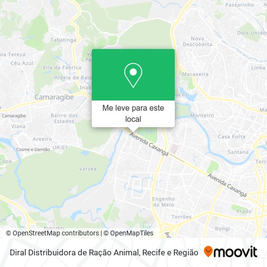 Diral Distribuidora de Ração Animal mapa