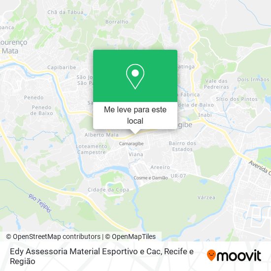 Edy Assessoria Material Esportivo e Cac mapa