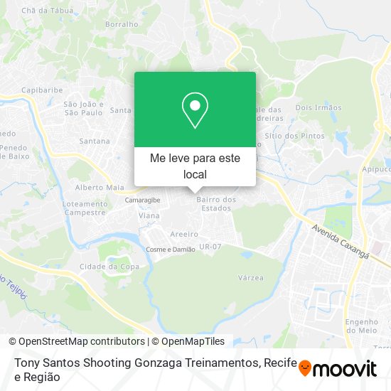 Tony Santos Shooting Gonzaga Treinamentos mapa
