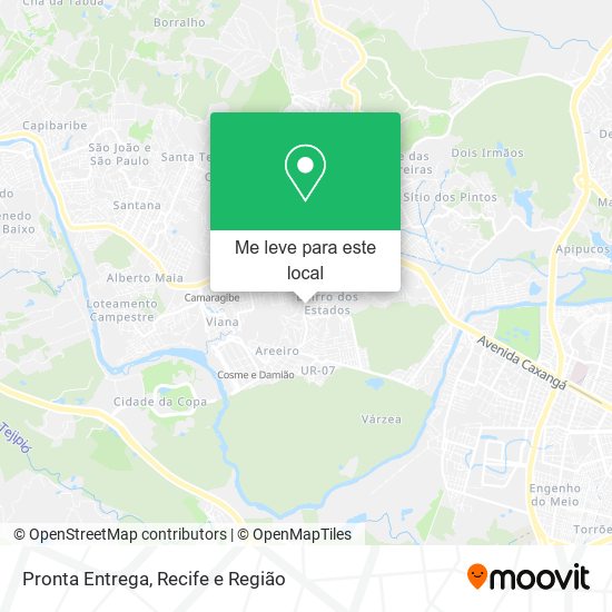 Pronta Entrega mapa