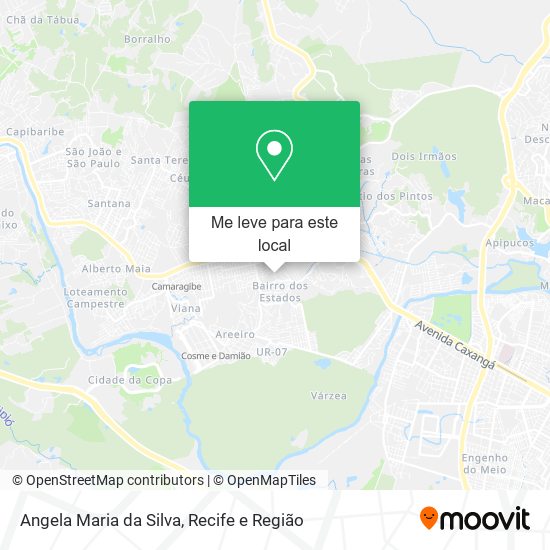 Angela Maria da Silva mapa