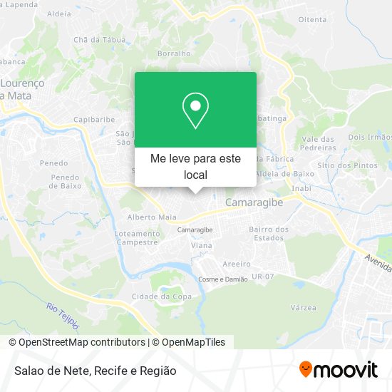 Salao de Nete mapa