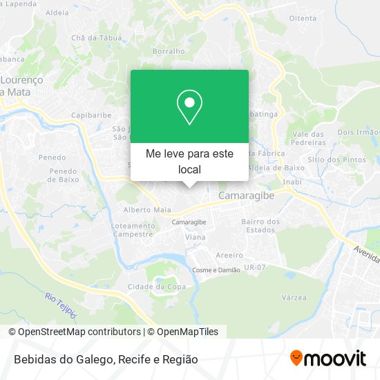 Bebidas do Galego mapa