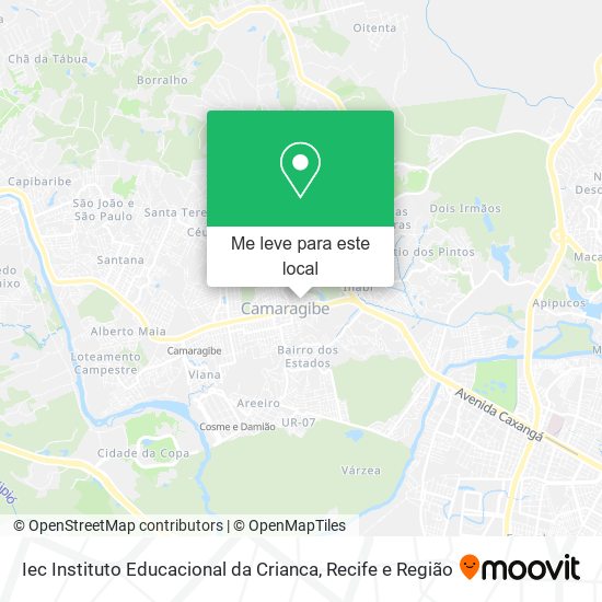 Iec Instituto Educacional da Crianca mapa