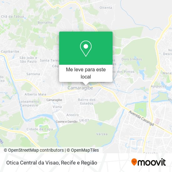 Otica Central da Visao mapa
