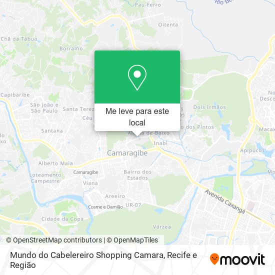 Mundo do Cabelereiro Shopping Camara mapa