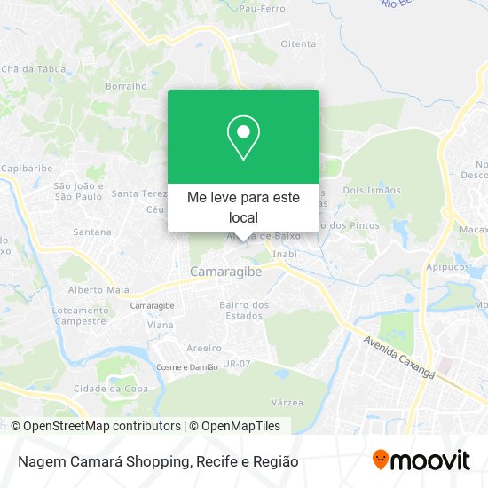 Nagem Camará Shopping mapa