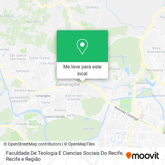 Faculdade De Teologia E Ciencias Sociais Do Recife mapa