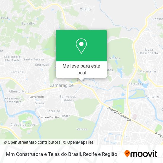 Mm Construtora e Telas do Brasil mapa