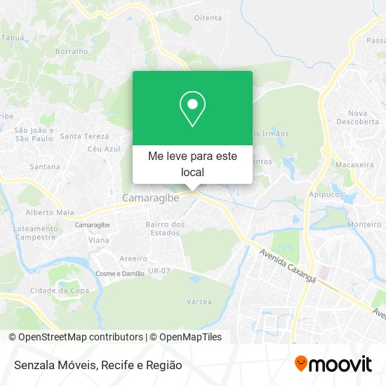 Senzala Móveis mapa